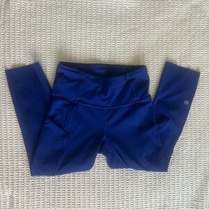 Blue Lululemon Leggings